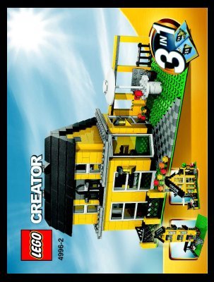 Istruzioni per la Costruzione - LEGO - 4996 - Beach House: Page 1