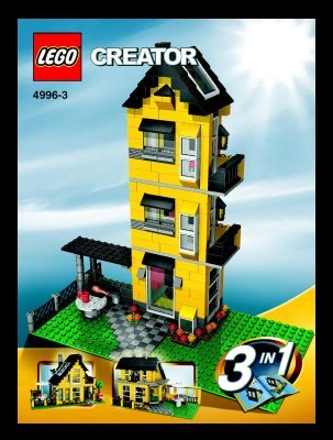 Istruzioni per la Costruzione - LEGO - 4996 - Beach House: Page 1