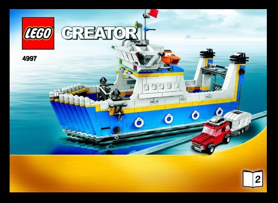 Istruzioni per la Costruzione - LEGO - 4997 - Transport Ferry: Page 1