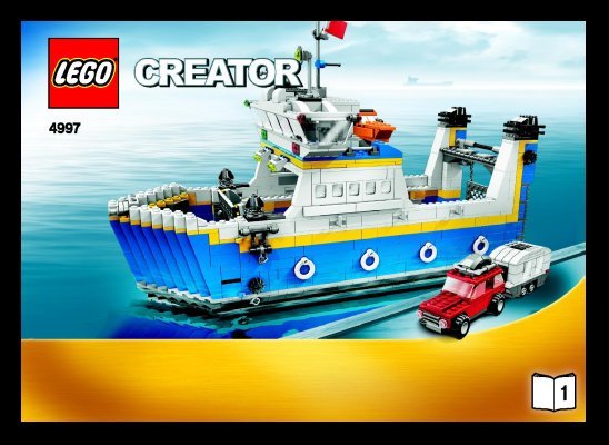 Istruzioni per la Costruzione - LEGO - 4997 - Transport Ferry: Page 1