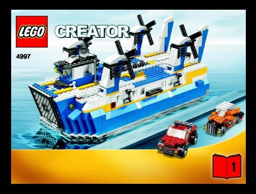 Istruzioni per la Costruzione - LEGO - 4997 - Transport Ferry: Page 1