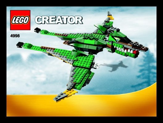 Istruzioni per la Costruzione - LEGO - 4998 - Stegosaurus: Page 1