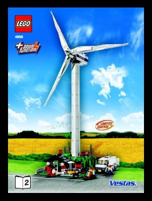 Istruzioni per la Costruzione - LEGO - 4999 - Vestas Product: Page 1