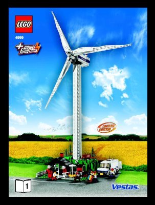 Istruzioni per la Costruzione - LEGO - 4999 - Vestas Product: Page 1