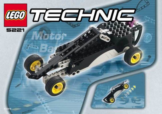 Istruzioni per la Costruzione - LEGO - 5221 - Motor Base Pack: Page 1