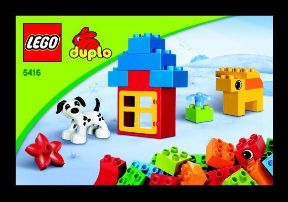 Istruzioni per la Costruzione - LEGO - 5416 - My first LEGO® DUPLO® set: Page 1