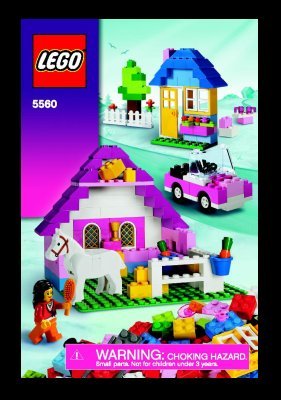 Istruzioni per la Costruzione - LEGO - 5560 - LEGO® Large Pink Brick Box: Page 1