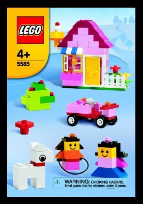 Istruzioni per la Costruzione - LEGO - 5585 - LEGO® Pink Brick Box: Page 1