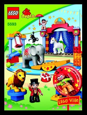 Istruzioni per la Costruzione - LEGO - 5593 - Circus: Page 1