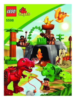 Istruzioni per la Costruzione - LEGO - 5598 - Dino Valley: Page 1