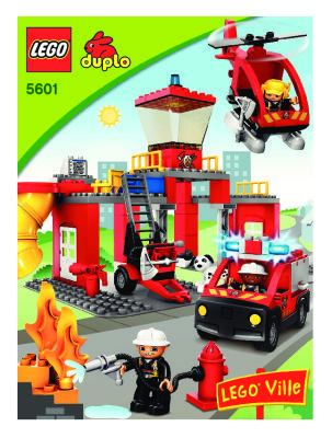 Istruzioni per la Costruzione - LEGO - 5601 - Fire Station: Page 1