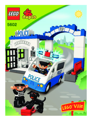 Istruzioni per la Costruzione - LEGO - 5602 - Police Station: Page 1