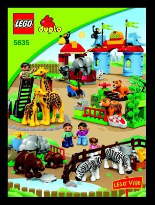 Istruzioni per la Costruzione - LEGO - 5635 - Big City Zoo: Page 1