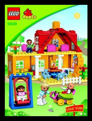 Istruzioni per la Costruzione - LEGO - 5639 - Family House: Page 1