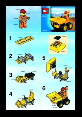 Istruzioni per la Costruzione - LEGO - 5642 - Tipper  Truck: Page 1