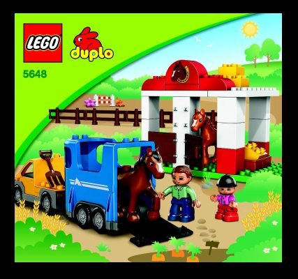 Istruzioni per la Costruzione - LEGO - 5648 - Horse Stables: Page 1