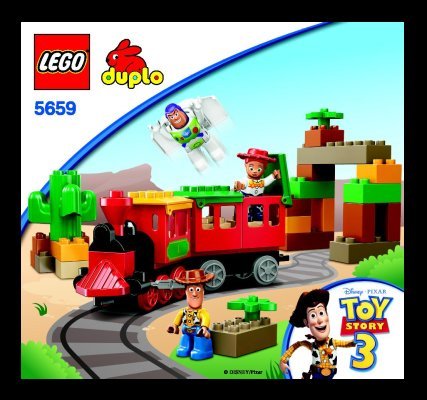 Istruzioni per la Costruzione - LEGO - 5659 - The Great Train Chase: Page 1