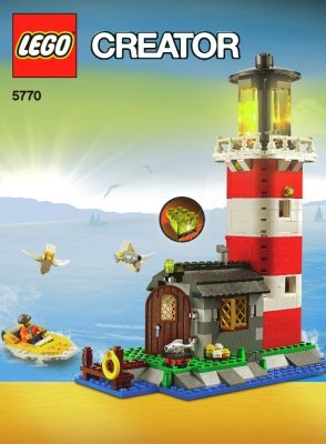 Istruzioni per la Costruzione - LEGO - 5770 - Lighthouse Island: Page 1