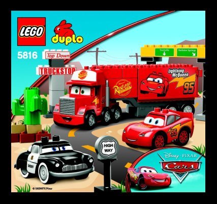 Istruzioni per la Costruzione - LEGO - 5816 - Mack's Road Trip: Page 1