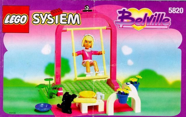 Istruzioni per la Costruzione - LEGO - 5820 - GIRL AND SWING: Page 1