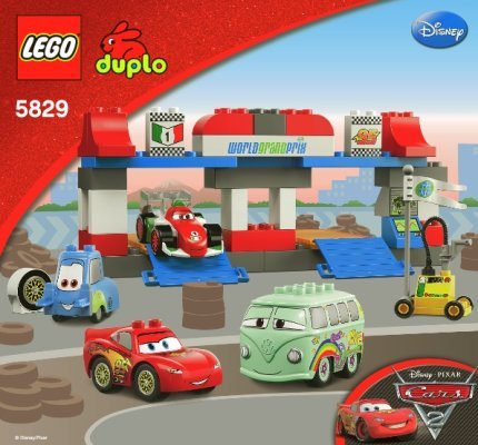 Istruzioni per la Costruzione - LEGO - 5829 - The Pit Stop: Page 1