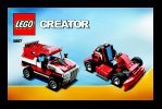 Istruzioni per la Costruzione - LEGO - 5867 - Super Speedster: Page 1