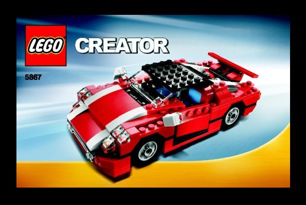 Istruzioni per la Costruzione - LEGO - 5867 - Super Speedster: Page 1