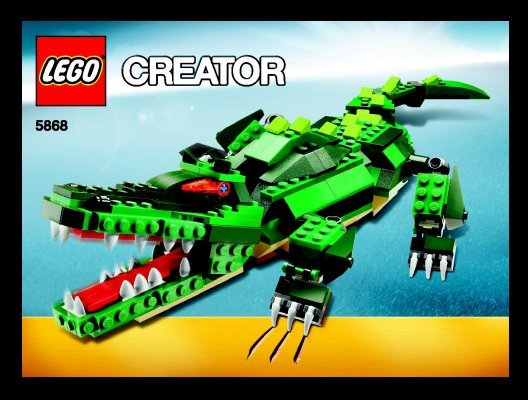 Istruzioni per la Costruzione - LEGO - 5868 - Ferocious Creatures: Page 1