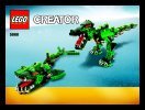 Istruzioni per la Costruzione - LEGO - 5868 - Ferocious Creatures: Page 1