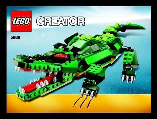 Istruzioni per la Costruzione - LEGO - 5868 - Ferocious Creatures: Page 1