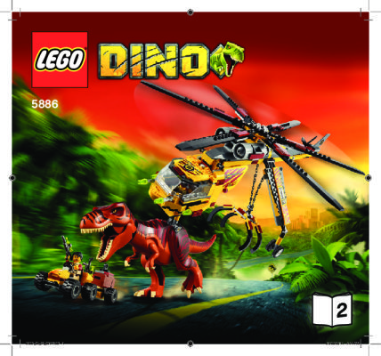 Istruzioni per la Costruzione - LEGO - 5886 - T-Rex Hunter: Page 1