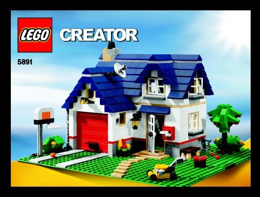 Istruzioni per la Costruzione - LEGO - 5891 - Apple Tree House: Page 1