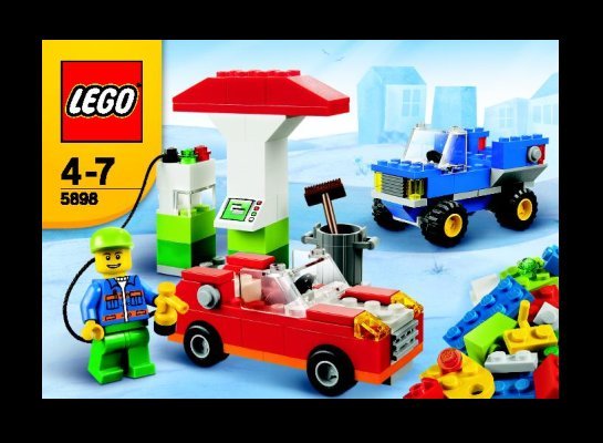 Istruzioni per la Costruzione - LEGO - 5898 - LEGO® Cars Building Set: Page 1