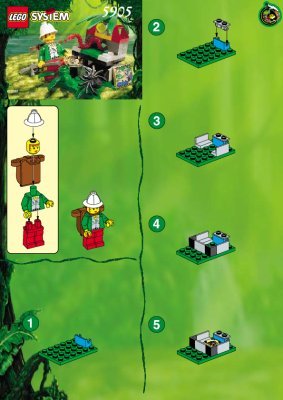 Istruzioni per la Costruzione - LEGO - 5905 - HIDDEN TREASURE: Page 1