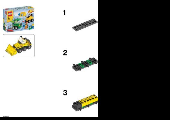 Istruzioni per la Costruzione - LEGO - 5930 - LEGO® Road Construction Building Set: Page 1