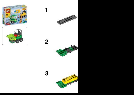 Istruzioni per la Costruzione - LEGO - 5930 - LEGO® Road Construction Building Set: Page 1