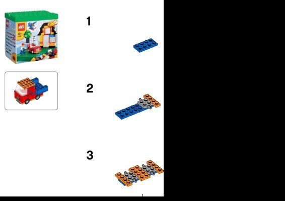 Istruzioni per la Costruzione - LEGO - 5932 - My First LEGO® Set: Page 1