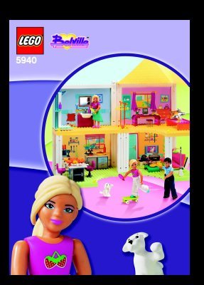 Istruzioni per la Costruzione - LEGO - 5940 - Doll's House: Page 1