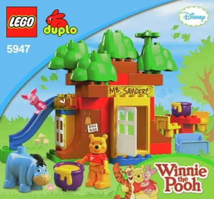 Istruzioni per la Costruzione - LEGO - 5947 - Winnie the Pooh's House: Page 1