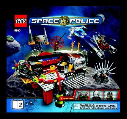 Istruzioni per la Costruzione - LEGO - 5980 - Squidman's Pitstop: Page 1