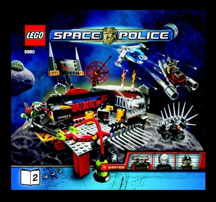 Istruzioni per la Costruzione - LEGO - 5980 - Squidman's Pitstop: Page 1