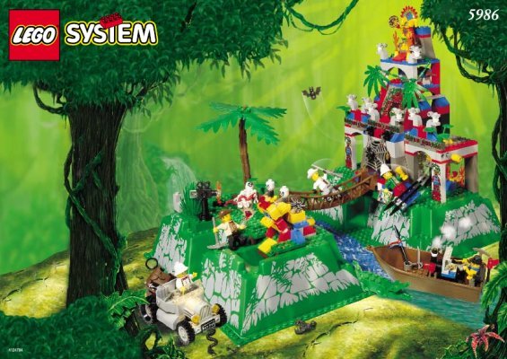 Istruzioni per la Costruzione - LEGO - 5986 - The Secret Jungle Temple: Page 1