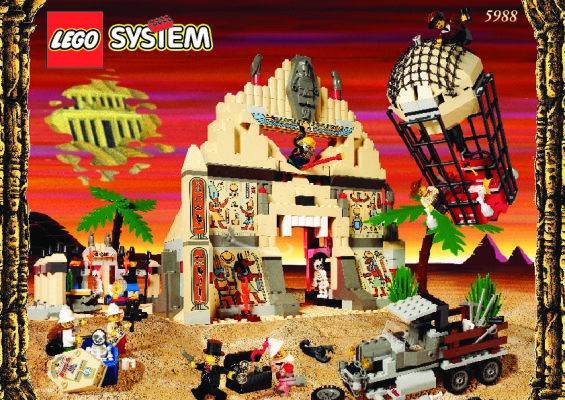 Istruzioni per la Costruzione - LEGO - 5988 - The Temple of Anubis: Page 1