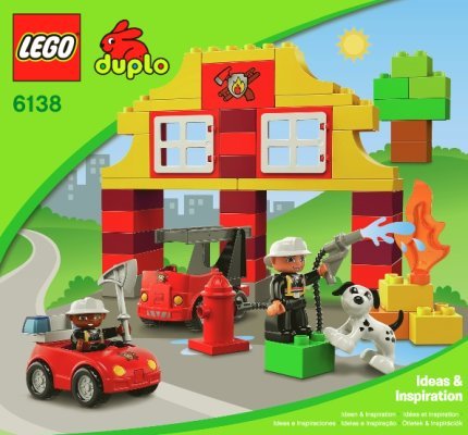 Istruzioni per la Costruzione - LEGO - DUPLO - 6138 - La mia prima caserma dei pompieri LEGO® DUPLO®: Page 1