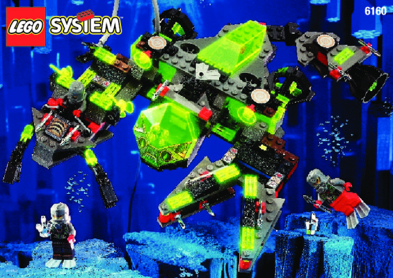 Istruzioni per la Costruzione - LEGO - 6160 - Stingray Lobster: Page 1