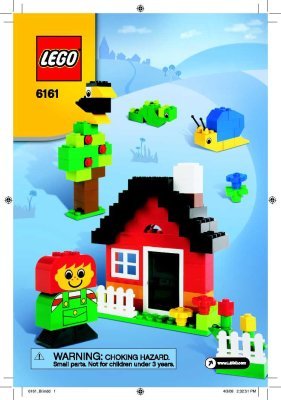 Istruzioni per la Costruzione - LEGO - 6161 - My first LEGO® set: Page 1