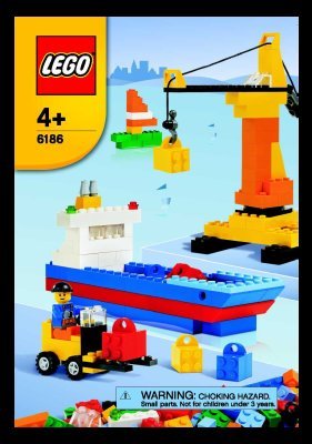 Istruzioni per la Costruzione - LEGO - 6186 - Build Your Own LEGO® Harbor: Page 1