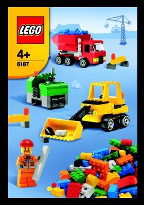 Istruzioni per la Costruzione - LEGO - 6187 - LEGO® Road Construction Set: Page 1