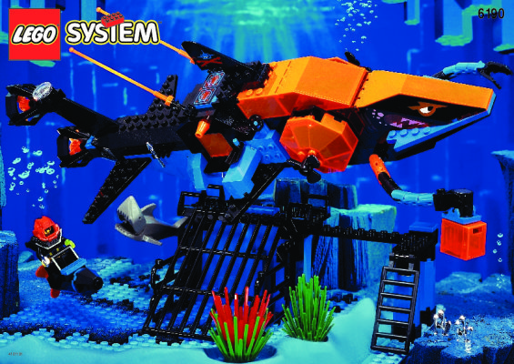 Istruzioni per la Costruzione - LEGO - 6190 - AQUASHARK BASE: Page 1