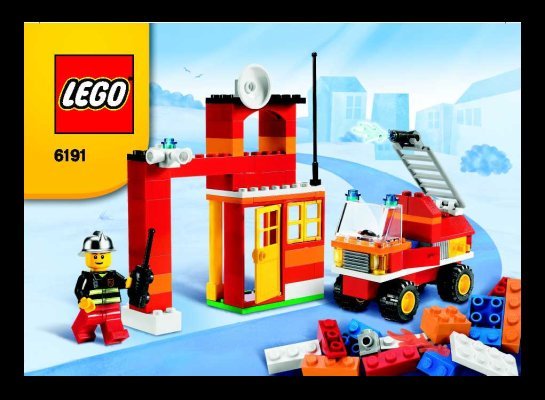 Istruzioni per la Costruzione - LEGO - 6191 - LEGO® Fire Fighter Building Set: Page 1